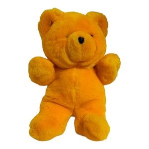 CHOSUN Vintage Plush 12" Teddy Bear Orange Yellow Stuffed Baby Animal 1987